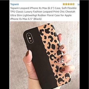 IPhone XS Max (6.5) soft cheetah case